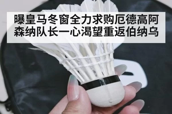 曝皇马冬窗全力求购厄德高阿森纳队长一心渴望重返伯纳乌